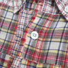 Vintage Stüssy 1990s Check Embroidered Patchwork Short Sleeve Shirt in Red