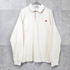 Burberry 1990's Vintage Logo Embroidered Long Sleeve Polo Shirt, Ivory