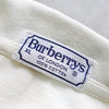 Burberry 1990's Vintage Logo Embroidered Long Sleeve Polo Shirt, Ivory