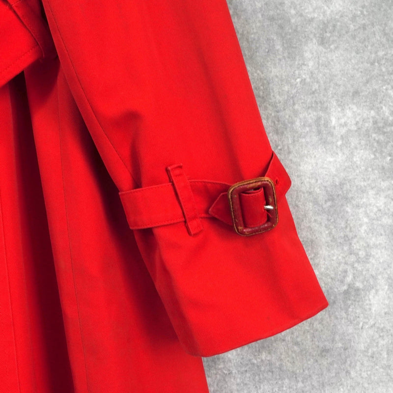 バーバリー 1990's ヴィンテージ ノバチェック裏地 トレンチコート レッド - NEWSED