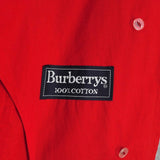 バーバリー 1990's ヴィンテージ ホースロゴ 金ボタン ステンカラーコート レッド - NEWSED