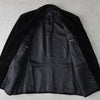 イヴサンローラン 1990's ヴィンテージ 太畝 コーデュロイ シングル テーラードジャケット 総裏地 ブラック