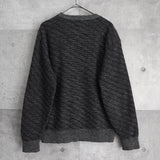 イヴ サンローラン 1990's ヴィンテージ 総柄 ニット グレー - NEWSED