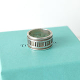 1990's Atlas Silver Ring - NEWSED