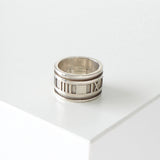 1990's Atlas Silver Ring - NEWSED