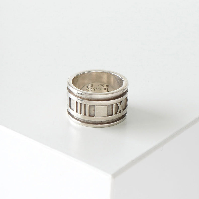 1990's Atlas Silver Ring - NEWSED