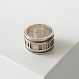 1990's Atlas Silver Ring - NEWSED