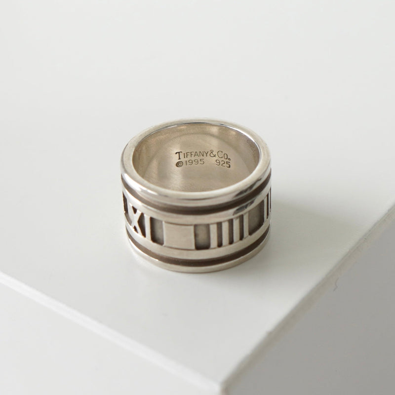 1990's Atlas Silver Ring - NEWSED