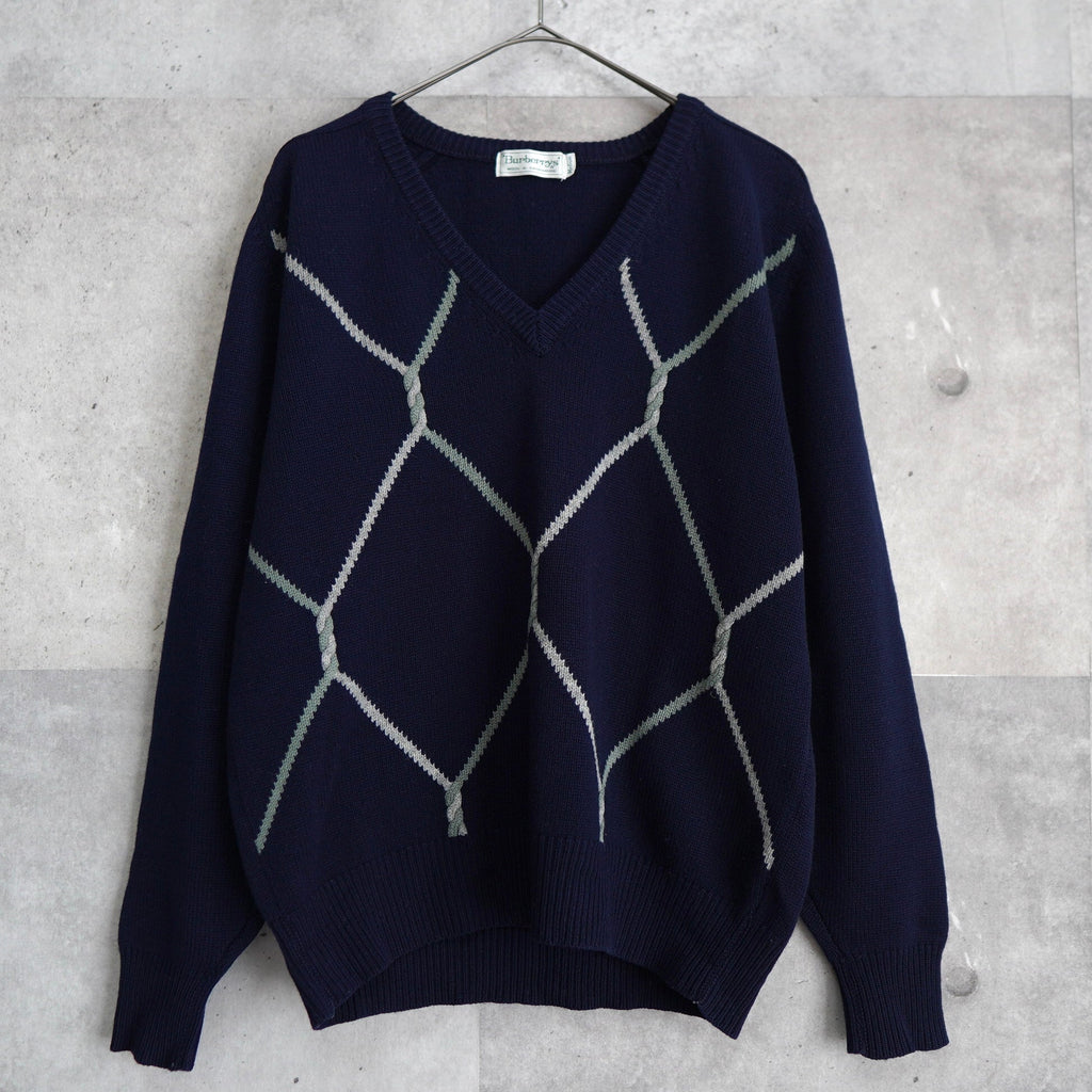 1990's Barbed Wire V-neck Sweater