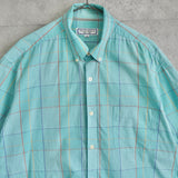 1990's Cassandra Logo Check Shirt - NEWSED