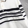 1990's Cassandra Logo Embroidery Long Sleeve Polo Shirt