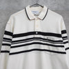 1990's Cassandra Logo Embroidery Long Sleeve Polo Shirt