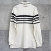 1990's Cassandra Logo Embroidery Long Sleeve Polo Shirt