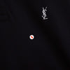 1990's Cassandra Logo Embroidery Long Sleeve Polo Shirt