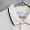 1990's Cassandra Logo Embroidery Long Sleeve Polo Shirt