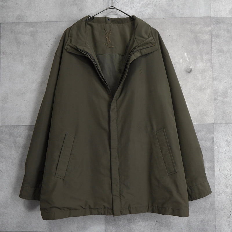 1990's Cassandra Logo Embroidery Padded Jacket - NEWSED
