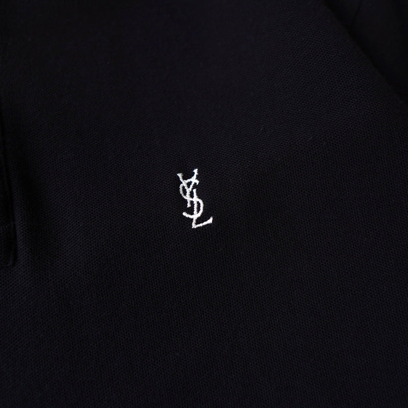 1990's Cassandra Logo Embroidery Polo Shirt - NEWSED