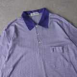 1990's Cassandra Logo Embroidery Polo Shirt - NEWSED