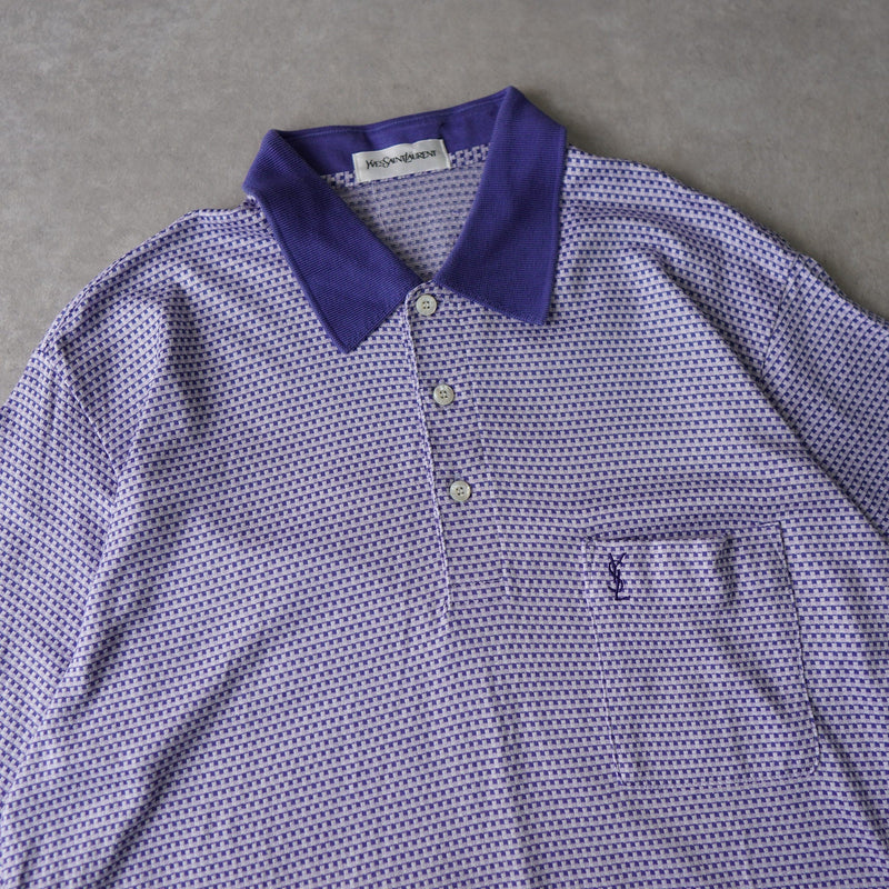 1990's Cassandra Logo Embroidery Polo Shirt - NEWSED