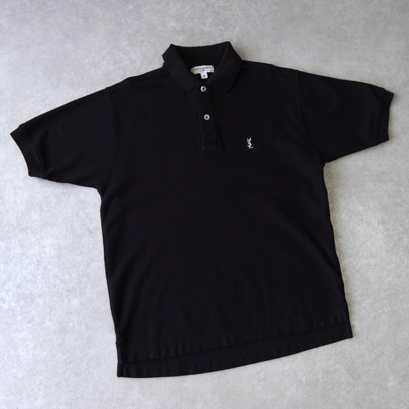1990's Cassandra Logo Embroidery Polo Shirt - NEWSED