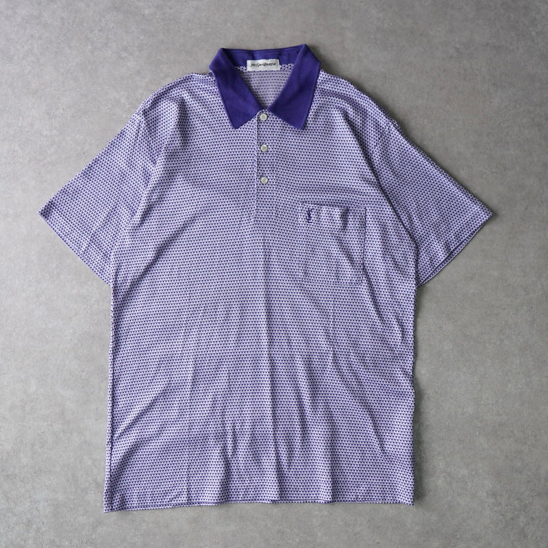 1990's Cassandra Logo Embroidery Polo Shirt - NEWSED