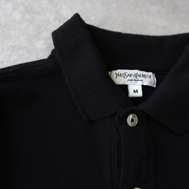 1990's Cassandra Logo Embroidery Polo Shirt - NEWSED