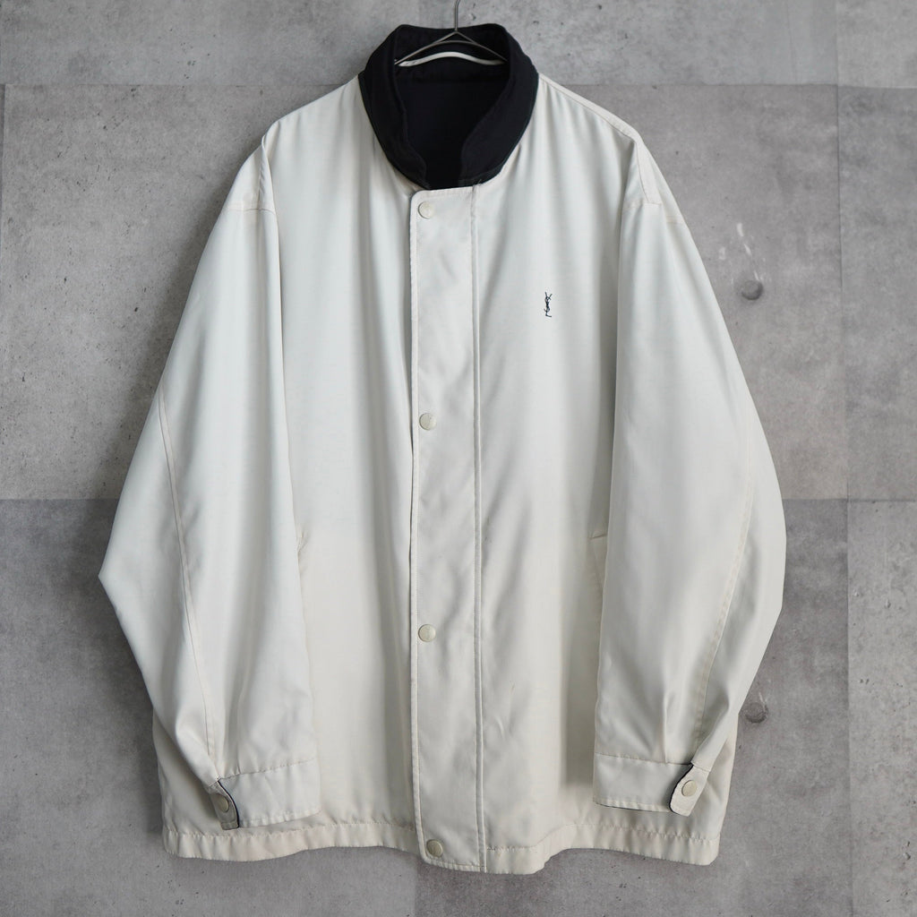 1990's Cassandra Logo Embroidery Reversible Jacket