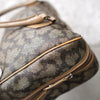 1990's Cassandra Logo Giraffe Pattern Mini Boston Bag