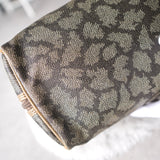 1990's Cassandra Logo Giraffe Pattern Mini Boston Bag - NEWSED