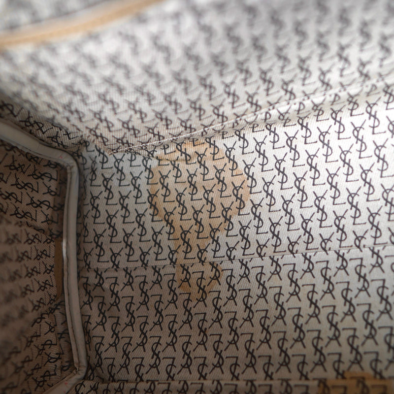 1990's Cassandra Logo Giraffe Pattern Mini Boston Bag - NEWSED