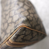 1990's Cassandra Logo Giraffe Pattern Mini Boston Bag - NEWSED