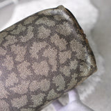 1990's Cassandra Logo Giraffe Pattern Mini Boston Bag - NEWSED