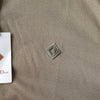 Christian Dior Sport Vintage 1990 年代女士棕色花领 CD 标志短袖 Polo 衫，滞销商品