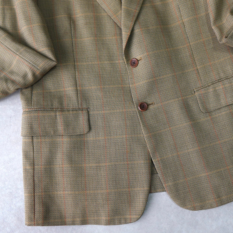 1990's Check Tailored Jacket - NEWSED