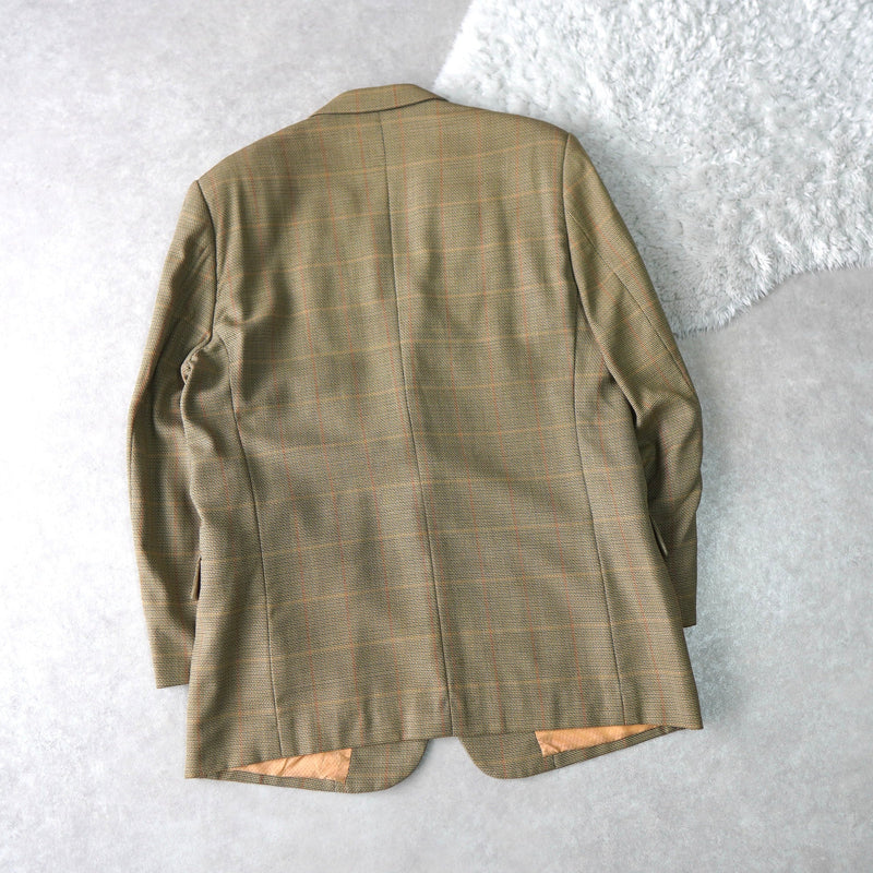 1990's Check Tailored Jacket - NEWSED