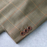 1990's Check Tailored Jacket - NEWSED