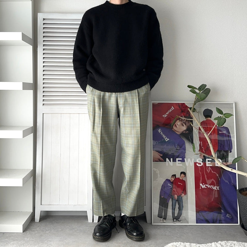 1990's Check Trousers - NEWSED