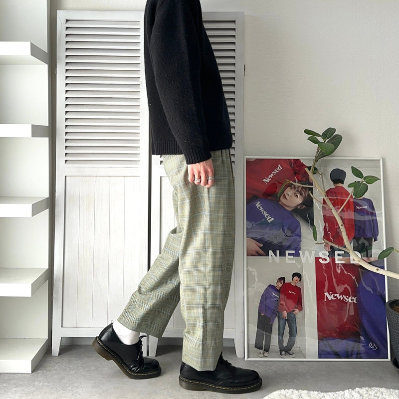 1990's Check Trousers - NEWSED