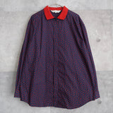 1990's Dots Pattern Shirt - NEWSED