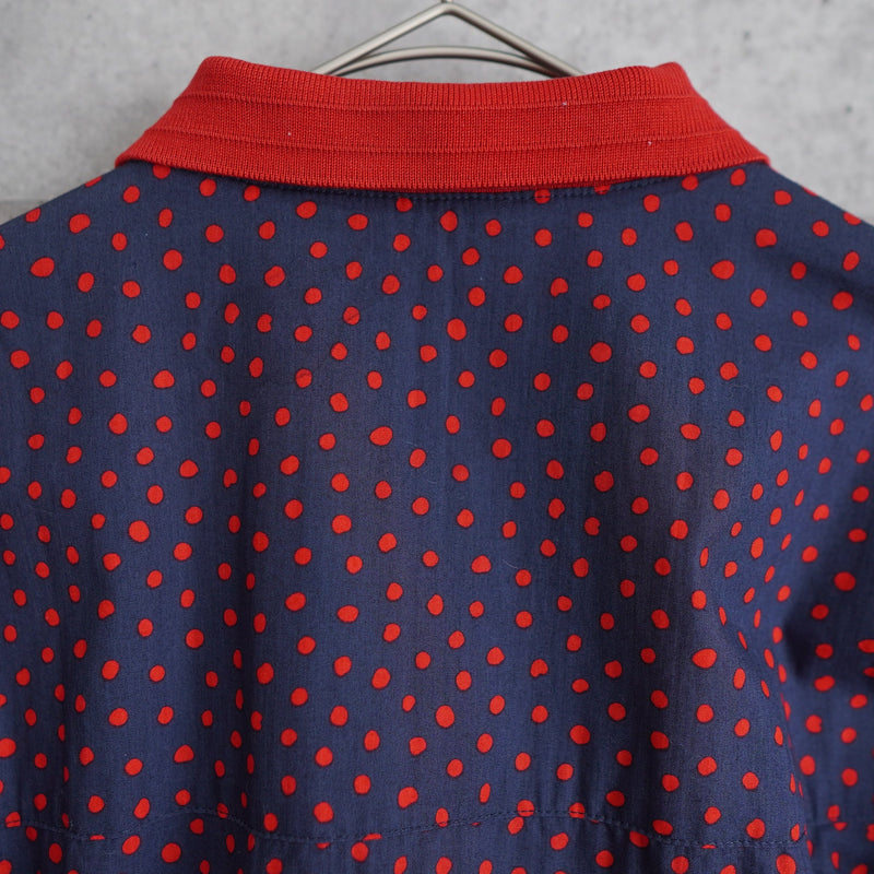 1990's Dots Pattern Shirt - NEWSED