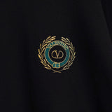 1990's Emblem Logo Embroidery Sweater - NEWSED