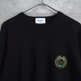 1990's Emblem Logo Embroidery Sweater - NEWSED