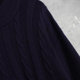 1990's Emblem Logo Embroidery Sweater - NEWSED