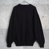 1990's Emblem Logo Embroidery Sweater - NEWSED
