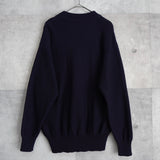 1990's Emblem Logo Embroidery Sweater - NEWSED