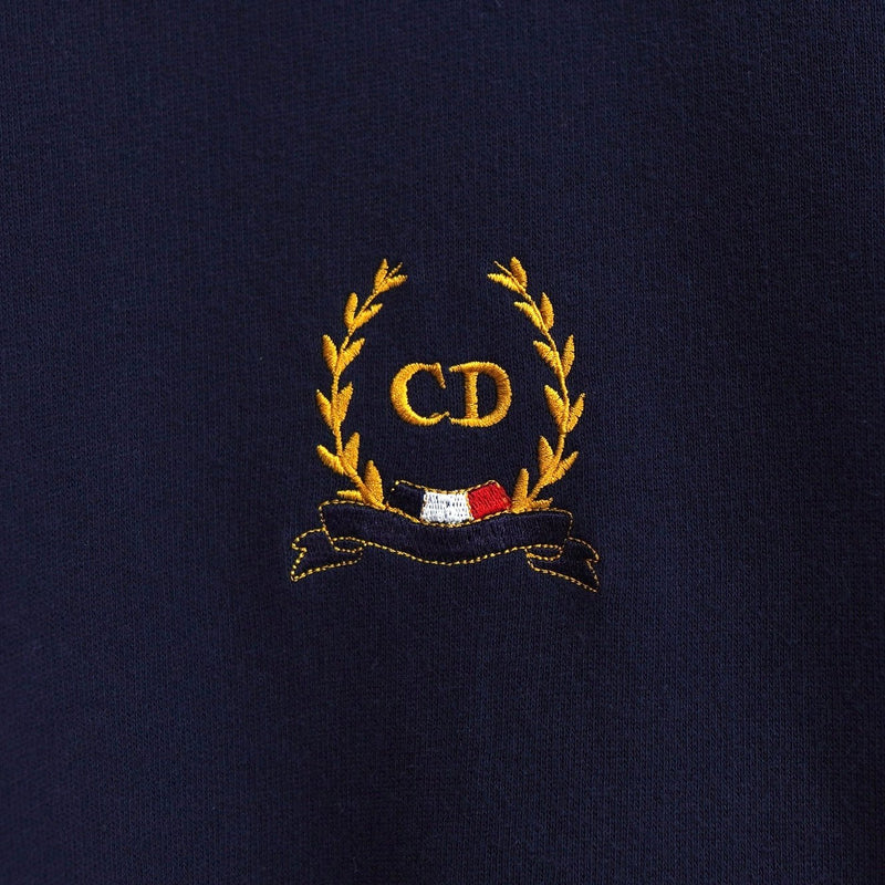 1990's Emblem Logo Embroidery Sweatshirt - NEWSED