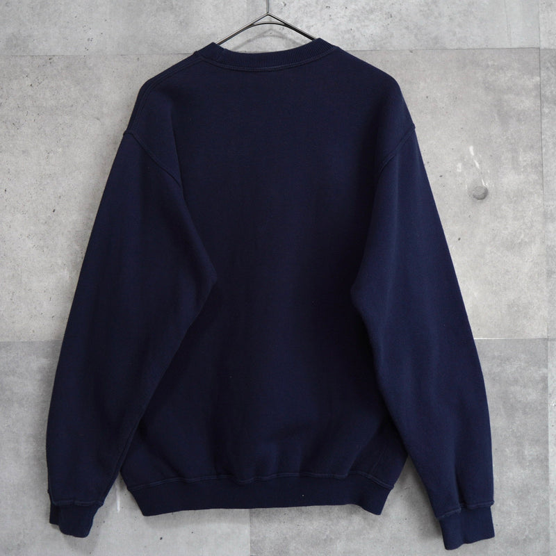 1990's Emblem Logo Embroidery Sweatshirt - NEWSED
