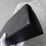 1990's Emboss Cassandra Logo Leather Hand Bag - NEWSED