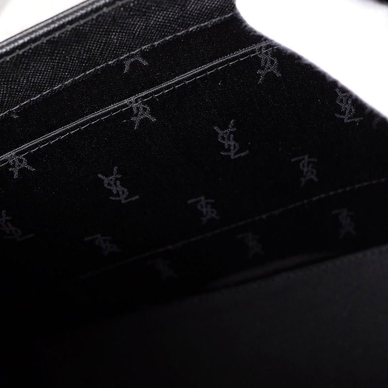 1990's Emboss Cassandra Logo Leather Hand Bag - NEWSED