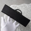 1990's Emboss Cassandra Logo Leather Hand Bag